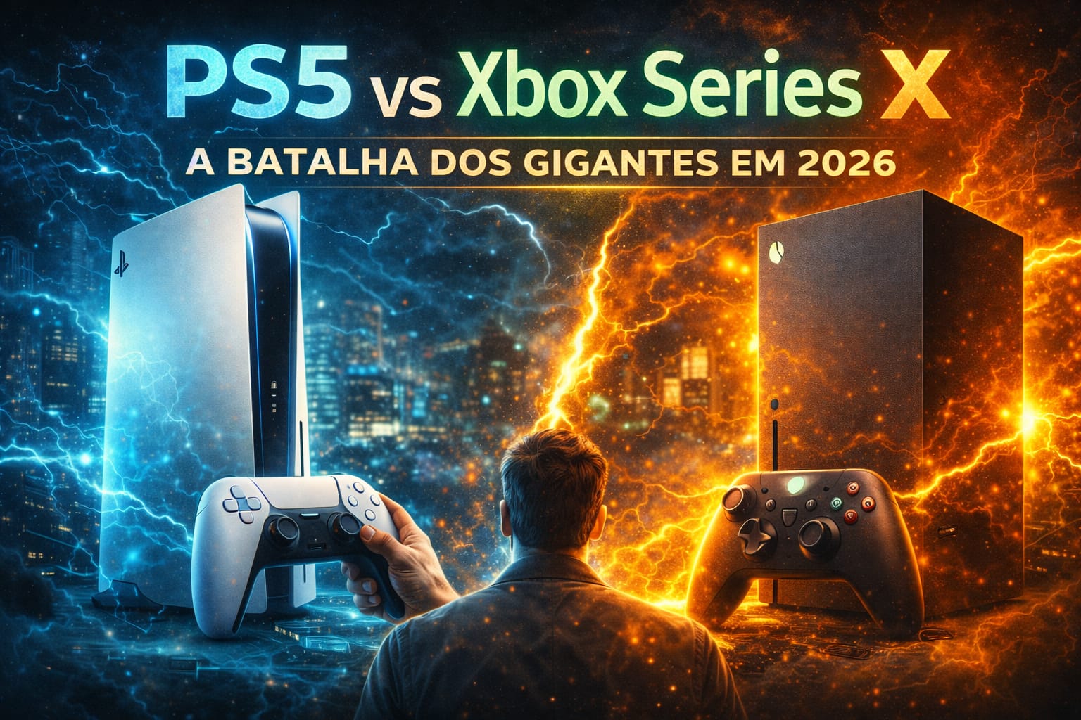 PS5 vs Xbox Series X - A Batalha dos Gigantes em 2026